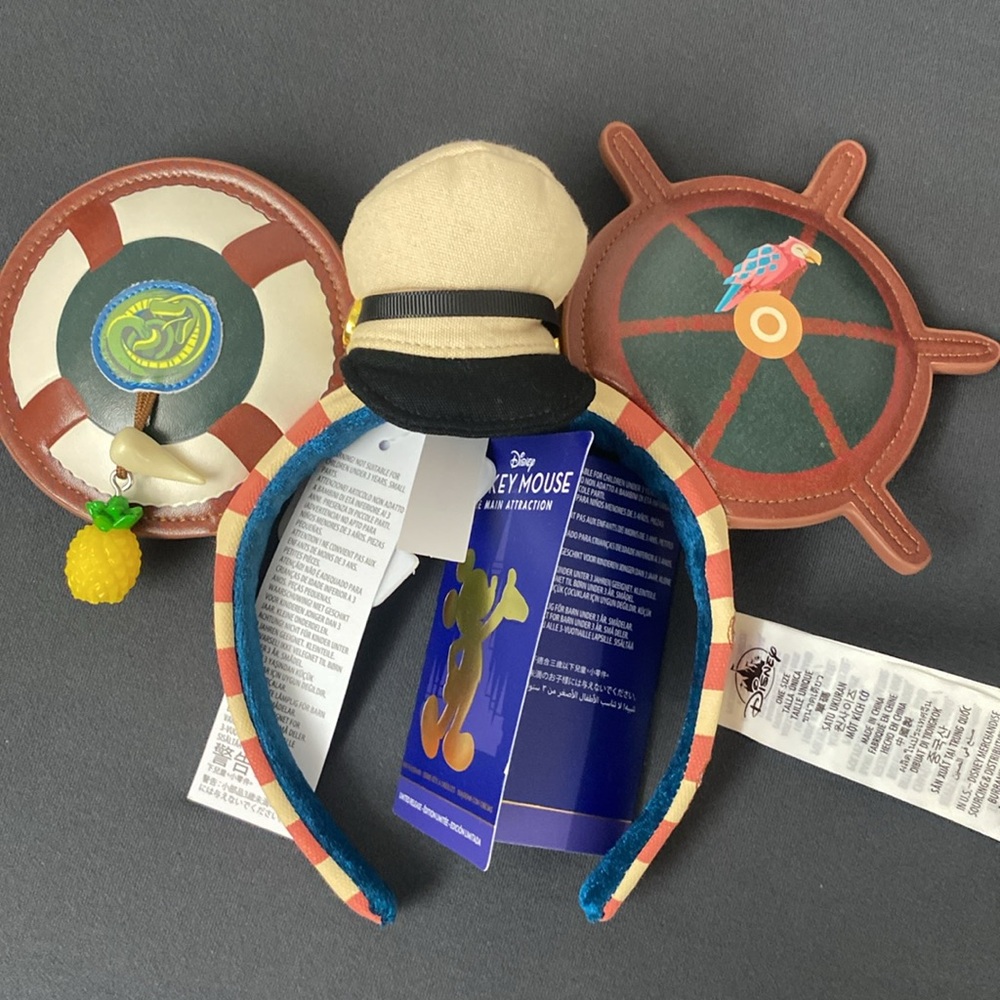 NWT Disney Parks Walt Disney World 50th Jungle Cruise Minnie Ears